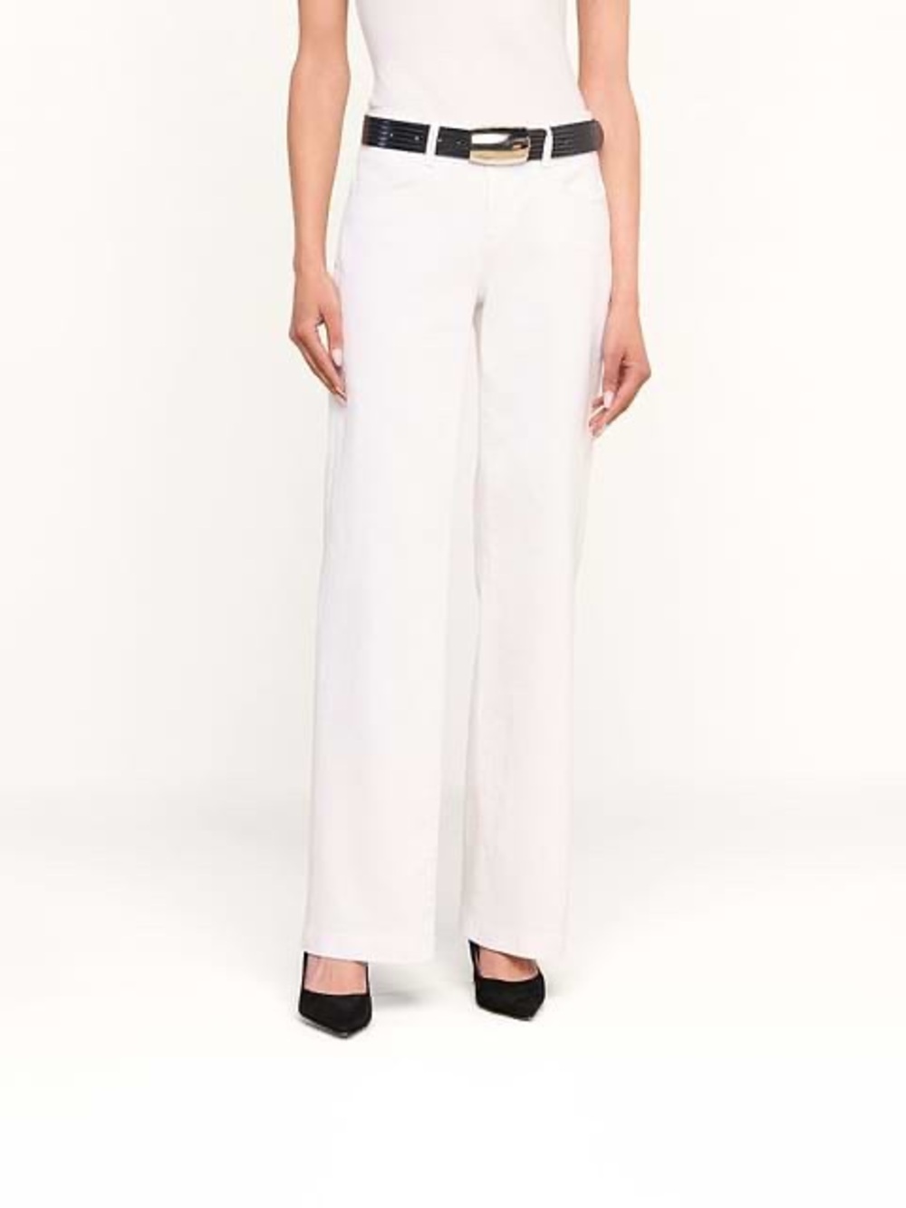 L'Agence Joanne Low Rise Wide Leg Jeans Size 28